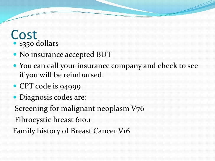 cost of breast thermography Cost of breast thermography